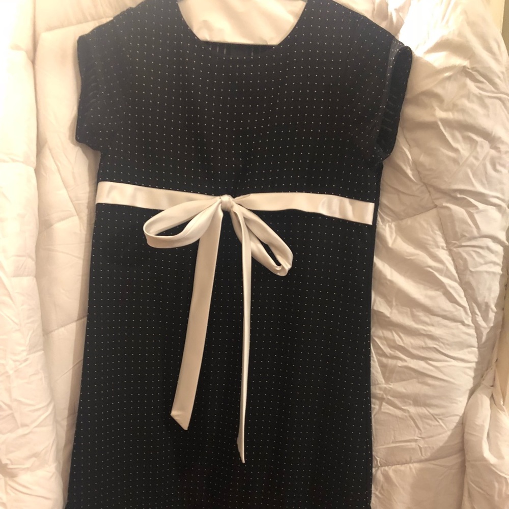 Girls Black and polkadot